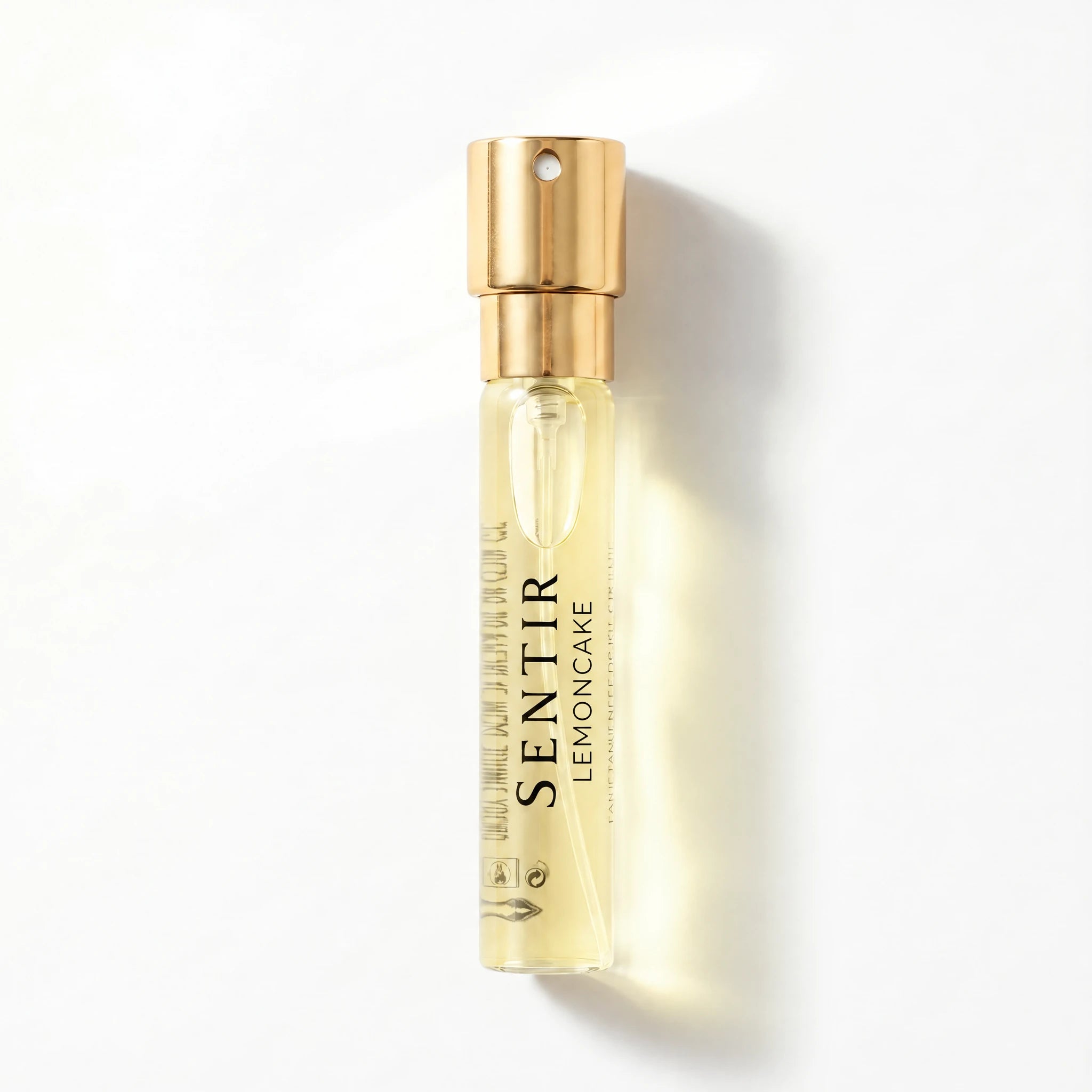 Sentir Parfum Lemoncake 10ml extrait de parfum travel spray, lemon gourmand unisex perfume