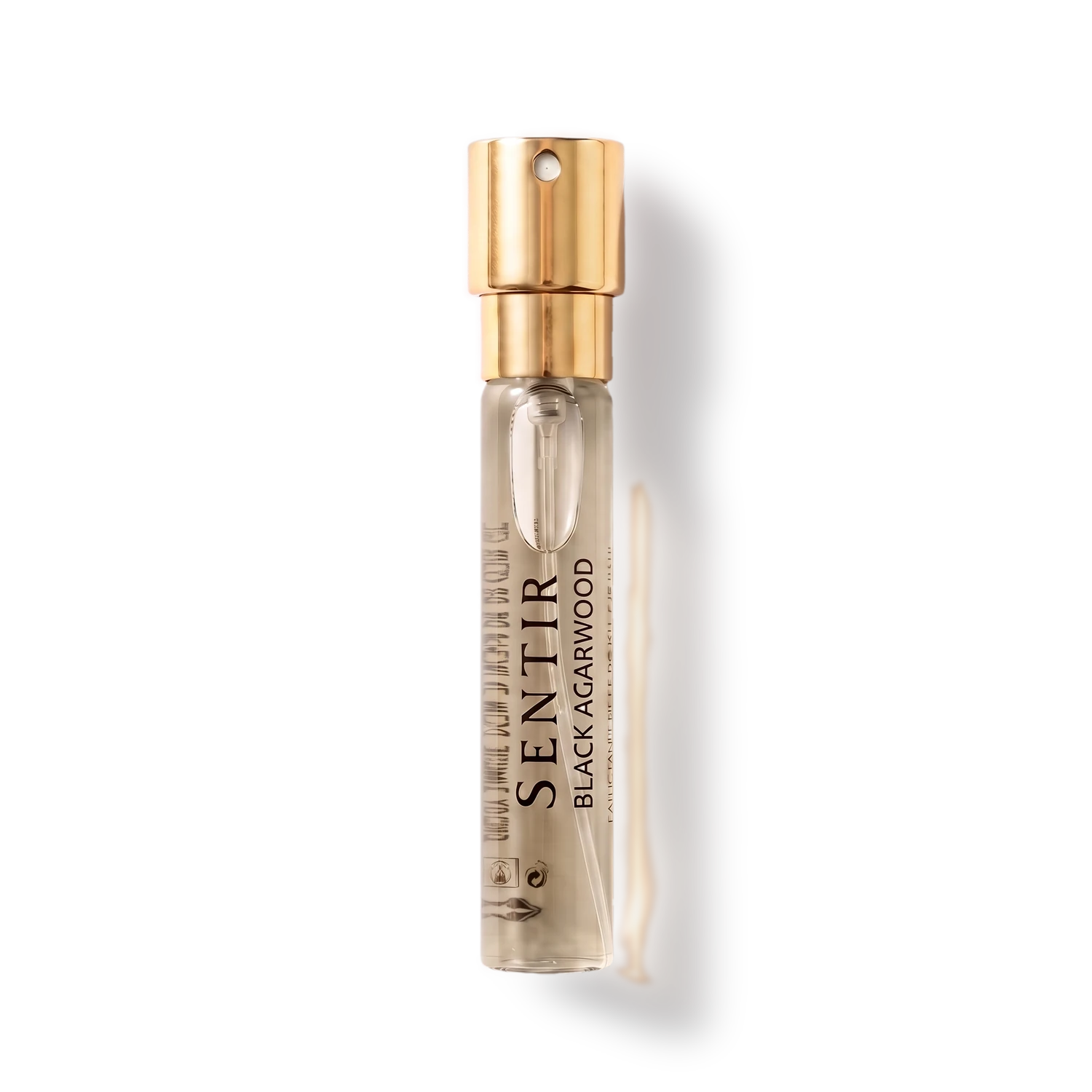 Sentir Parfum Black Agarwood , 10 ml, extrait de parfum , flaconcino con fondo trasparente