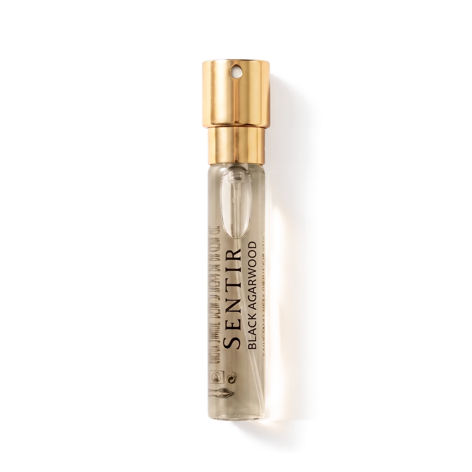 Парфюм « Black Agarwood » от Sentir, 10 мл, extrait de parfum , флакон на прозрачном фоне