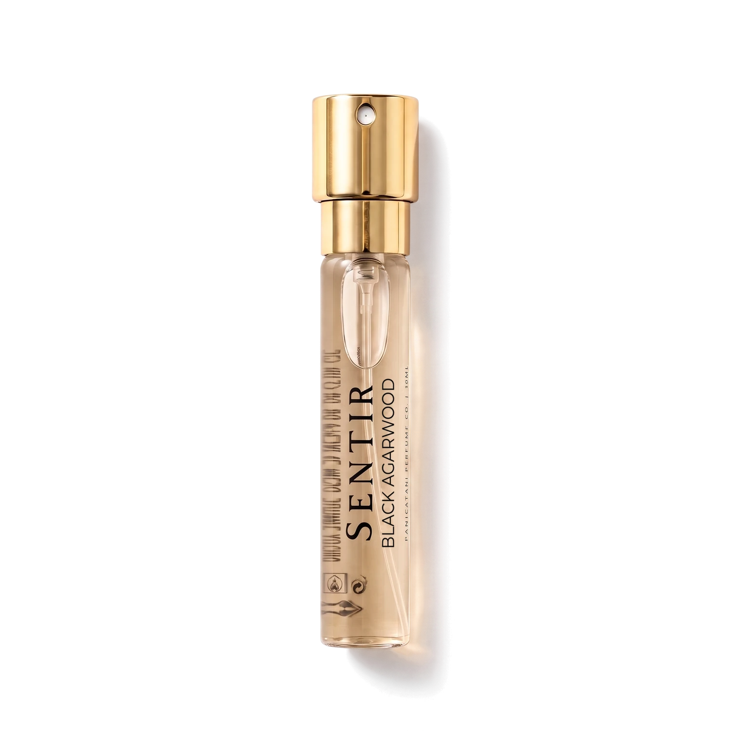 Sentir Parfum Black Agarwood , 10 ml, extrait de parfum , flaconcino con fondo trasparente