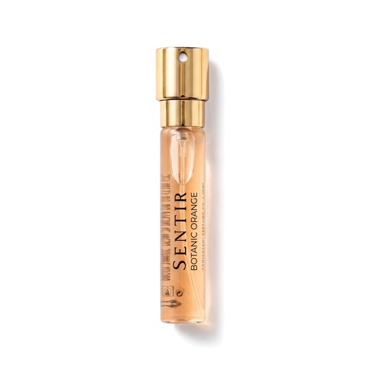 Sentir Parfum Botanic Orange 10ml extrait de parfum flesje met transparante achtergrond