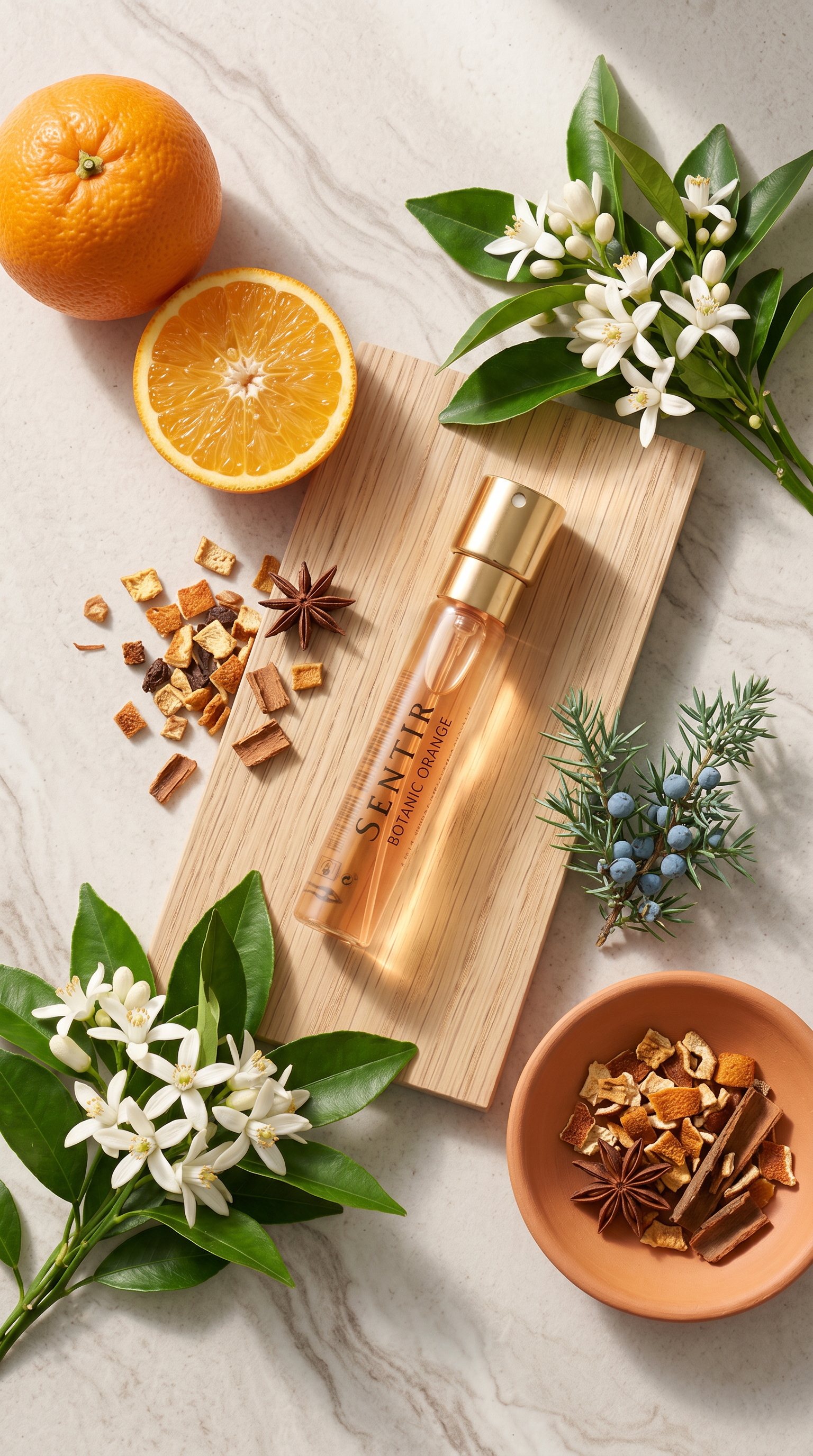 Sentir Botanic Orange 10ml Perfume Supply - Affordable Designer-Inspired Spring Summer Citrus