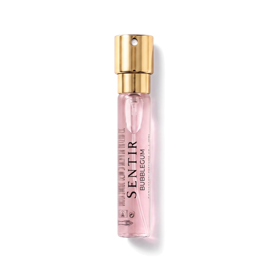 Sentir Parfum Bubblegum 10ml extrait de parfum flesje met transparante achtergrond