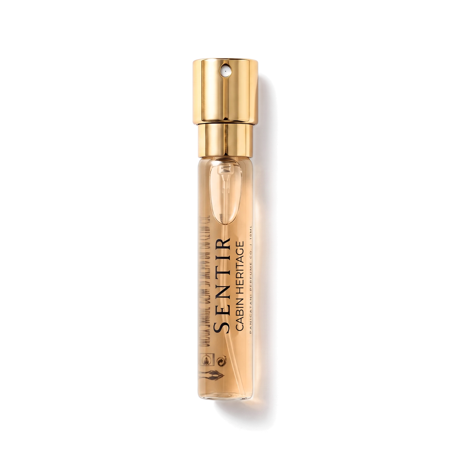 Sentir Parfum Cabin Heritage , 10 ml, extrait de parfum , flaconcino con fondo trasparente