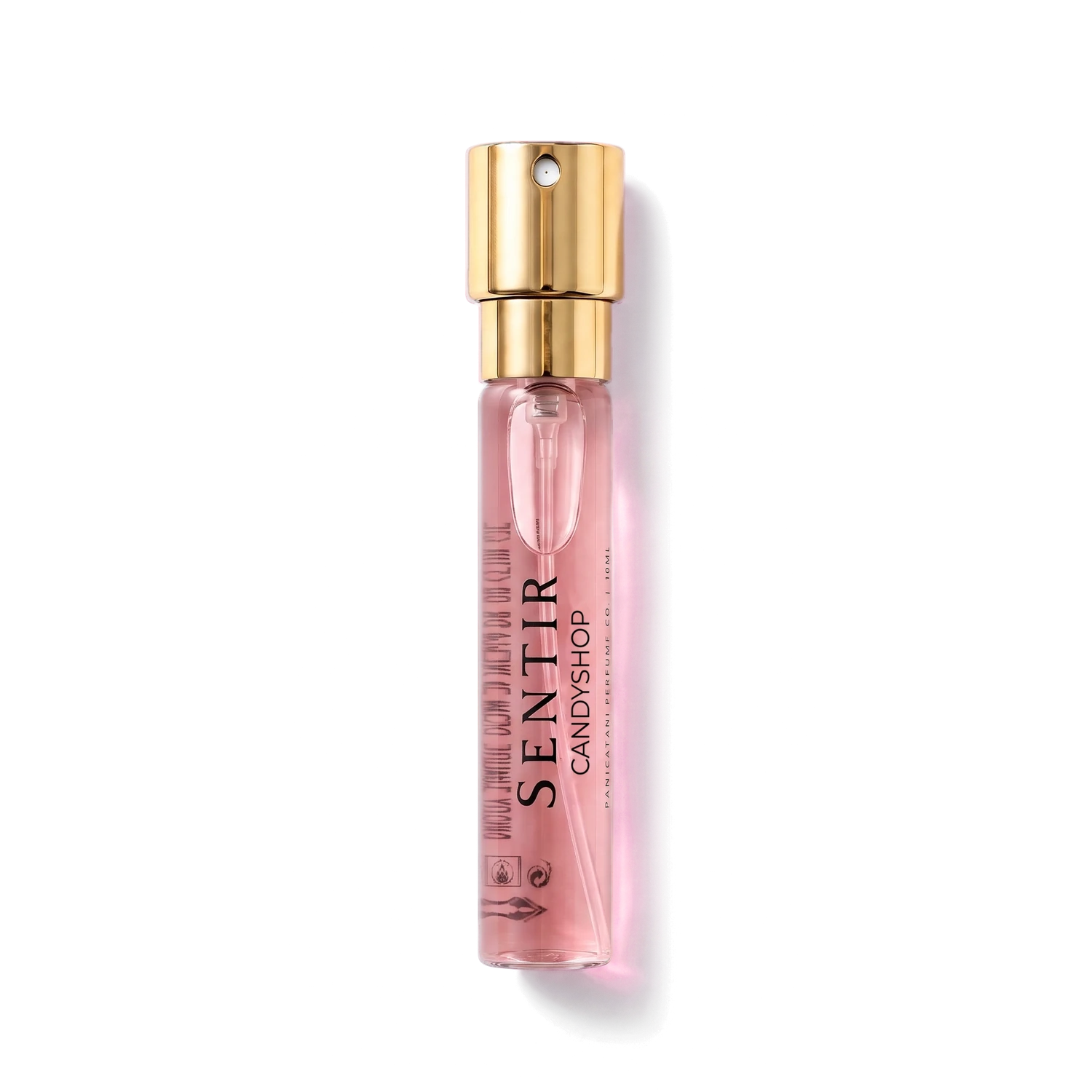 Sentir Parfum Candyshop 10ml extrait de parfum flesje met transparante achtergrond