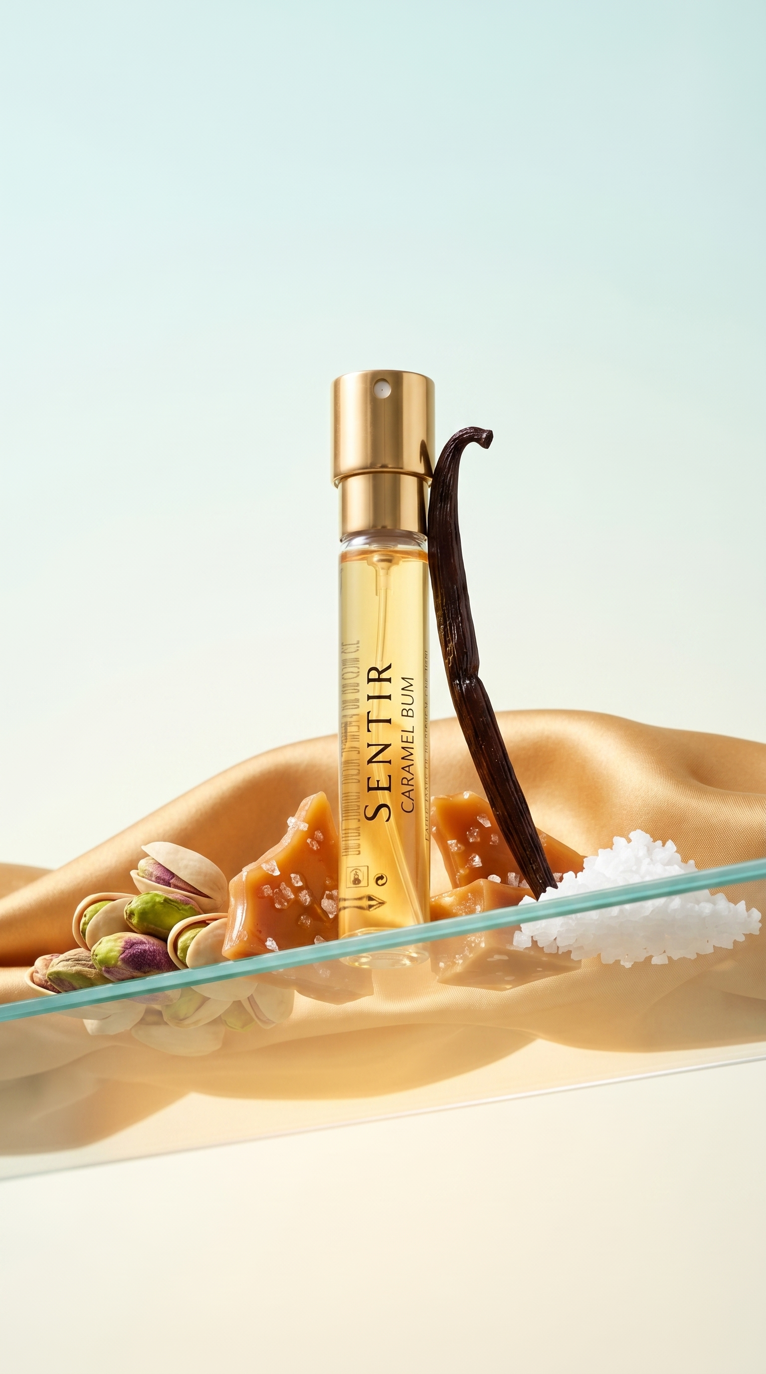 Caramel Bum by Sentir Parfum - Pistachio, Salted Caramel and Vanilla Gourmand Fragrance for Women