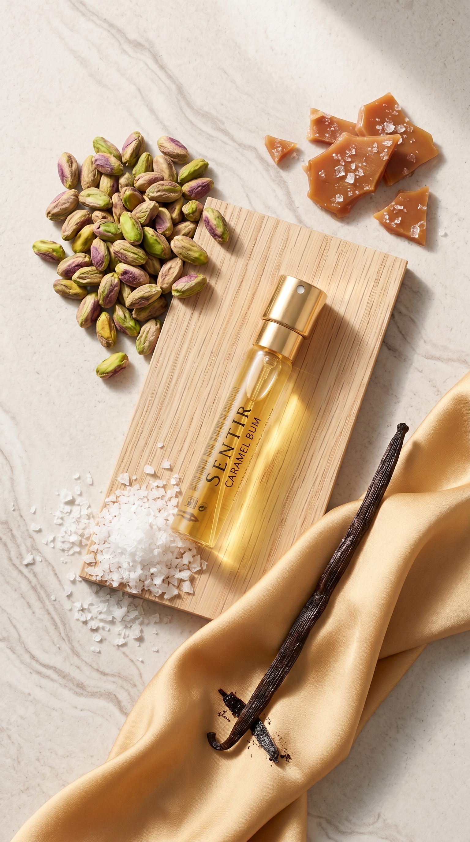 Sentir Caramel Bum 10ml Perfume Supply - Affordable Brazilian Beach Vanilla Scent for Daily Wear