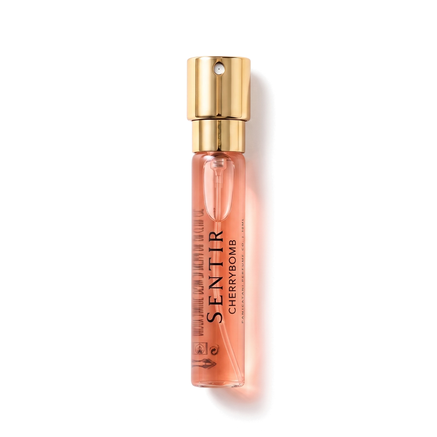 Parfum Sentir « Cherrybomb » 10 ml extrait de parfum flacon avec fond transparent
