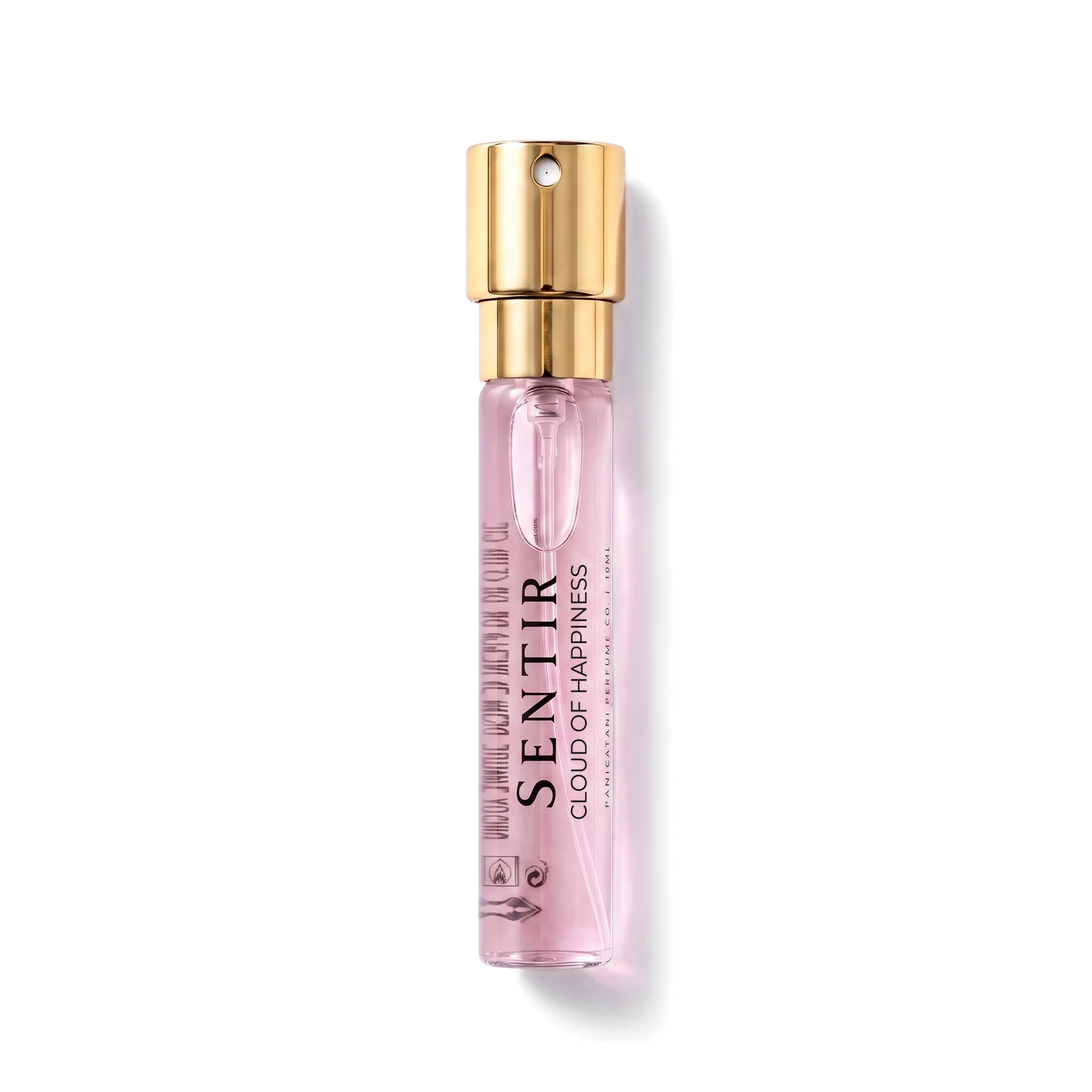 Парфюм «Sentir» « Cloud of Happiness », 10 мл, extrait de parfum — флакон на прозрачном фоне