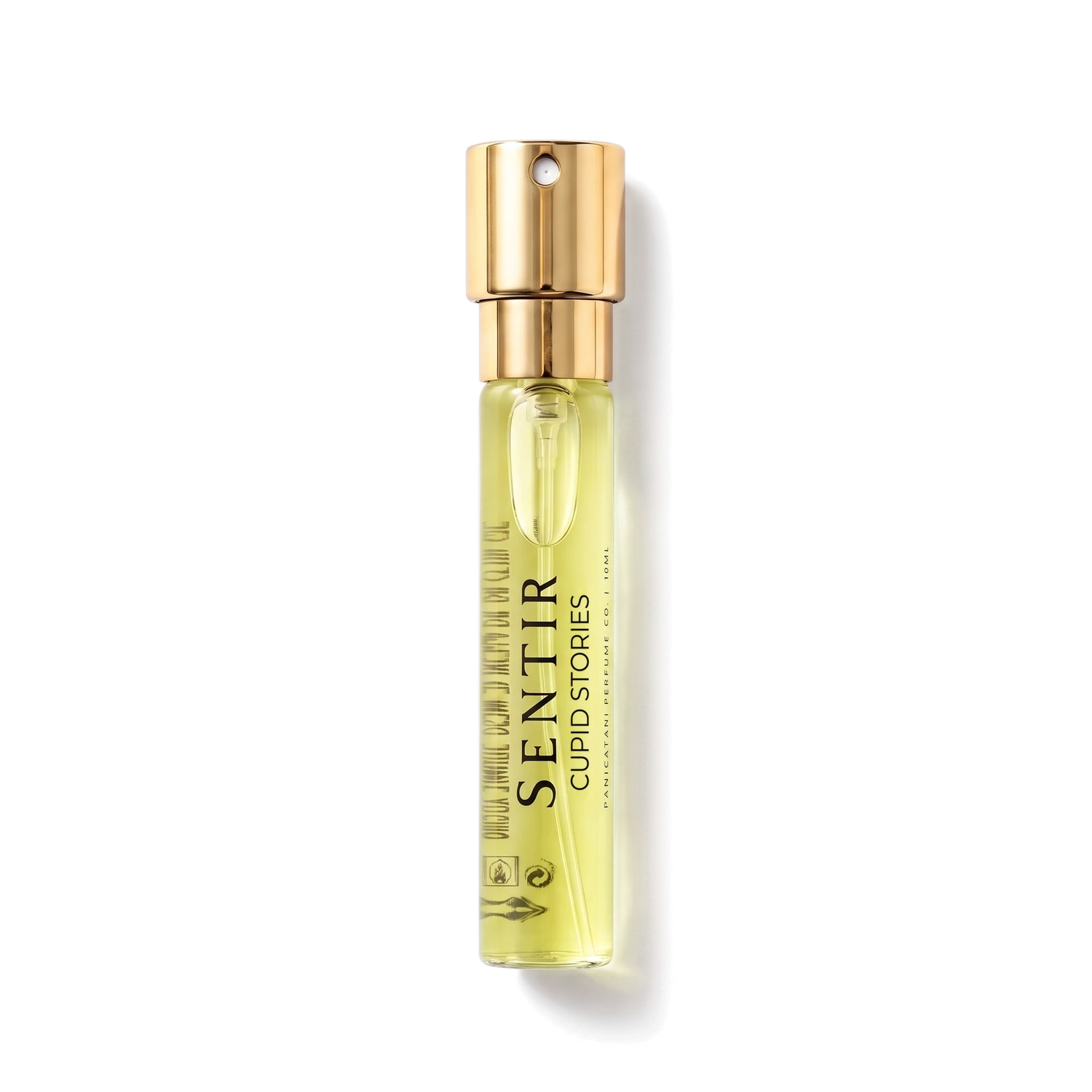 Sentir Parfum Cupid Stories 10ml extrait de parfum flesje met transparante achtergrond