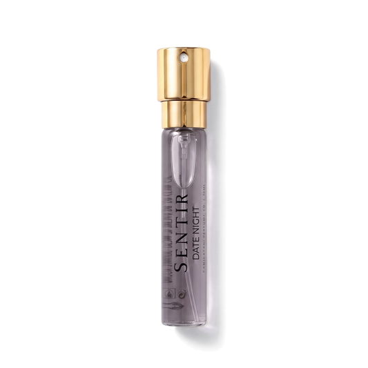 Sentir Parfum Date Night 10ml extrait de parfum flesje met transparante achtergrond