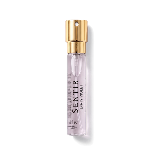 Sentir Parfum Dirty Violet 10ml extrait de parfum flesje met transparante achtergrond