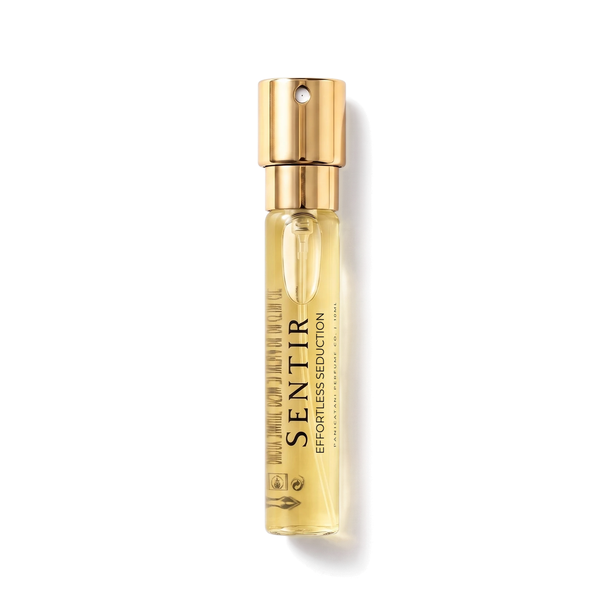 Sentir Parfum Effortless Seduction 10ml extrait de parfum flesje met transparante achtergrond