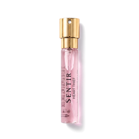 Sentir Parfum Heart Thief 10ml extrait de parfum flesje met transparante achtergrond
