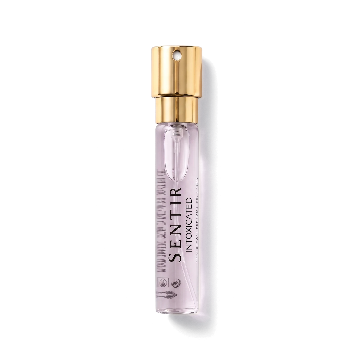 Sentir Parfum Intoxicated 10ml extrait de parfum flesje met transparante achtergrond