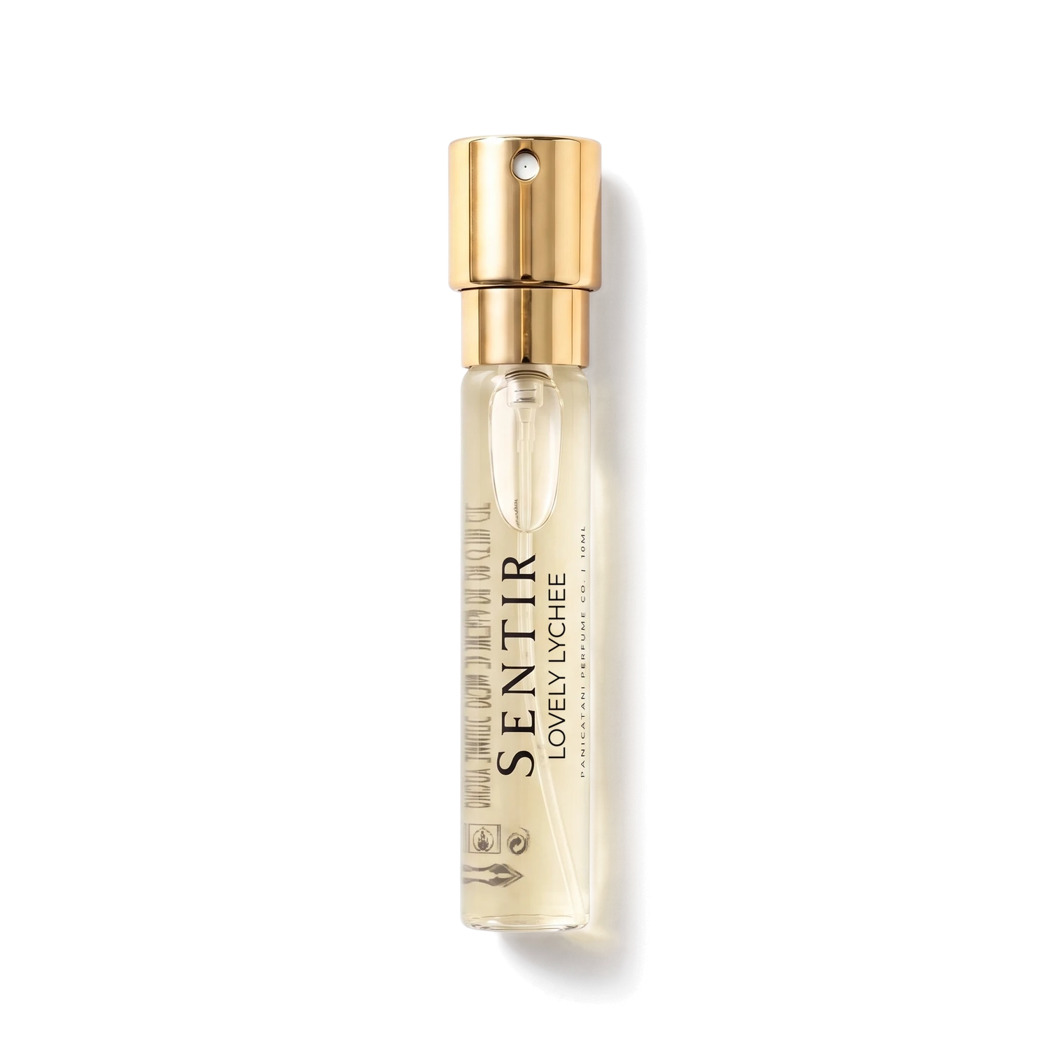 Sentir Parfum Lovely Lychee 10ml extrait de parfum flesje met transparante achtergrond