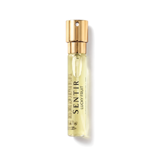 Sentir Parfum Lucky Fruit 10ml extrait de parfum flesje met transparante achtergrond
