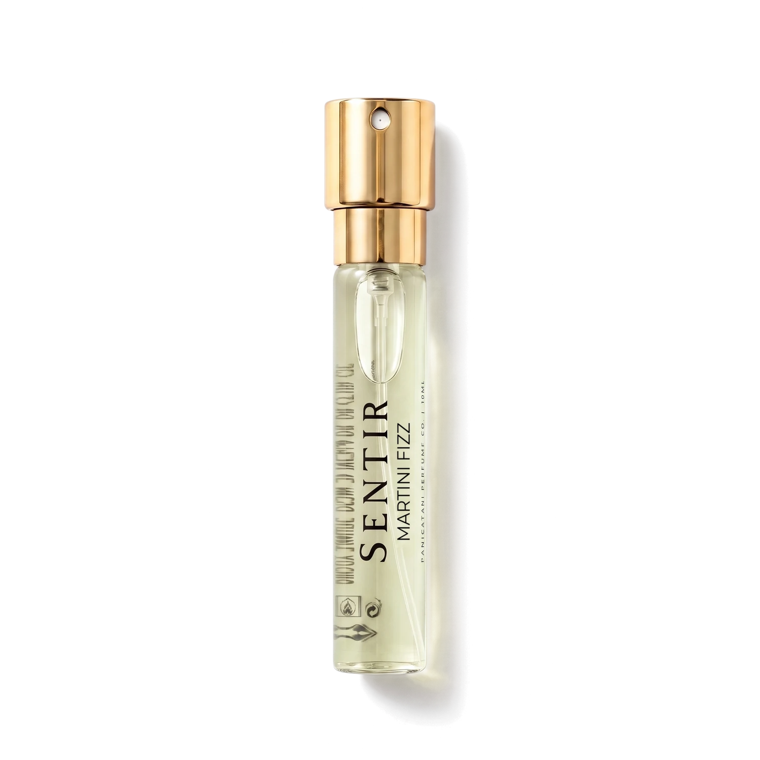 Sentir Parfum Martini Fizz 10ml extrait de parfum flesje met transparante achtergrond