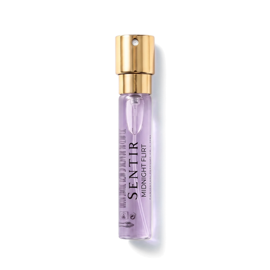 Sentir Parfum Midnight Flirt 10ml extrait de parfum flesje met transparante achtergrond