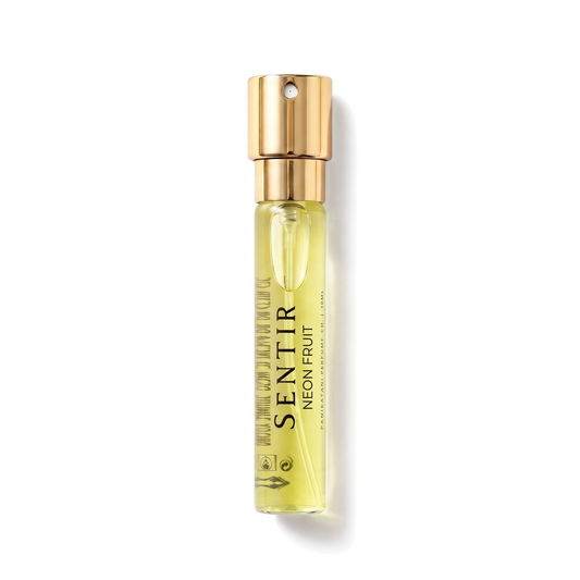 Sentir Parfum Neon Fruit 10ml extrait de parfum flesje met transparante achtergrond