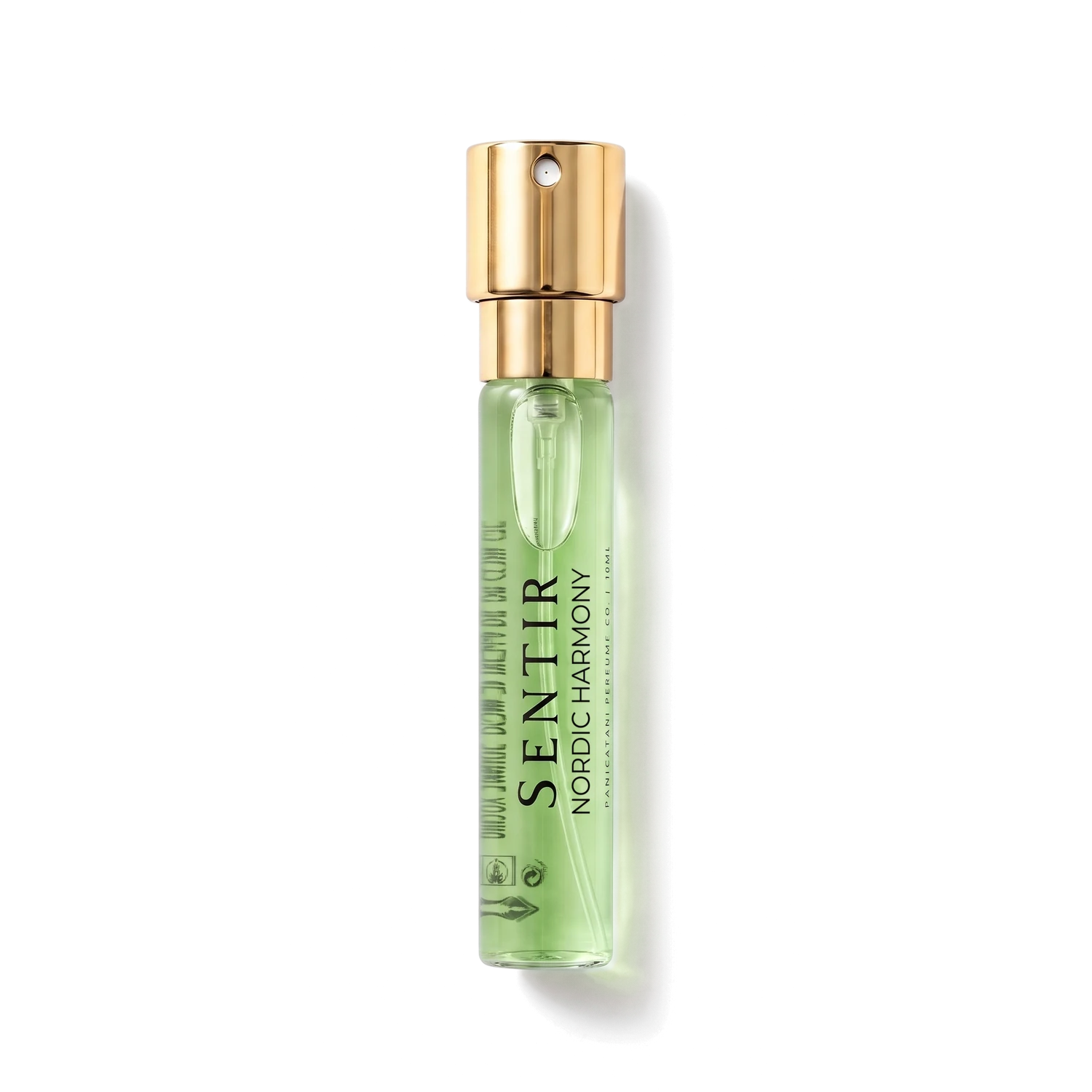 Sentir Parfum Nordic Harmony 10ml extrait de parfum flesje met transparante achtergrond