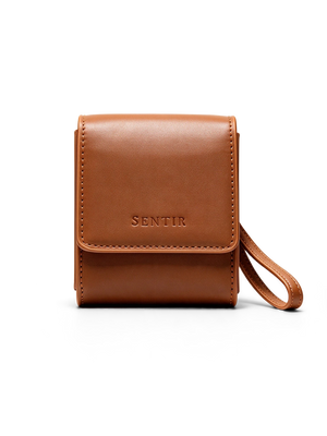 Sentir Travel Pouch · Cognac