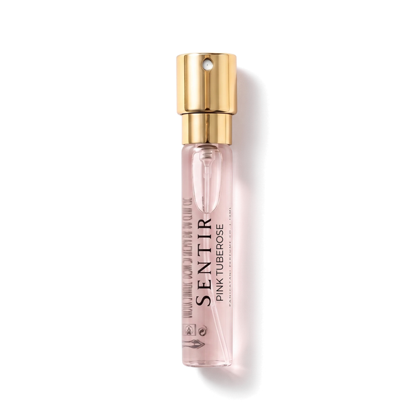 Sentir Parfum Pink Tuberose 10ml extrait de parfum flesje met transparante achtergrond