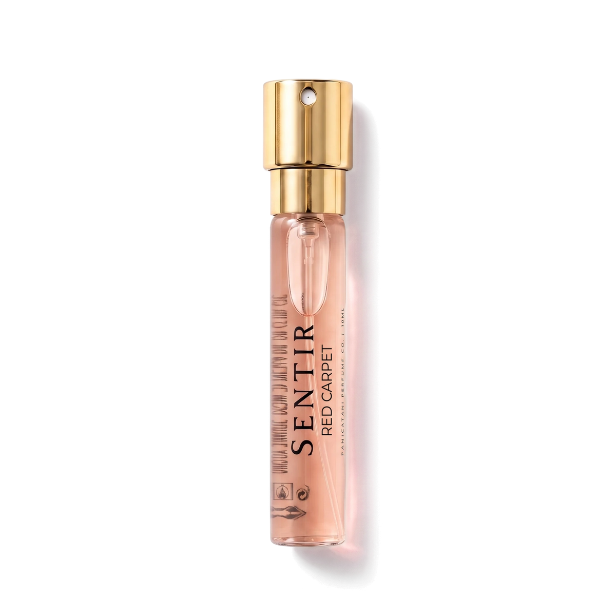 Sentir Parfum Red Carpet 10ml extrait de parfum flesje met transparante achtergrond