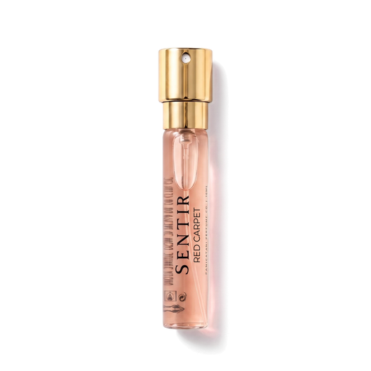 Sentir Parfum Red Carpet 10ml extrait de parfum flesje met transparante achtergrond