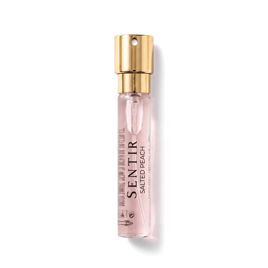 Sentir Parfum Salted Peach 10ml extrait de parfum flesje met transparante achtergrond