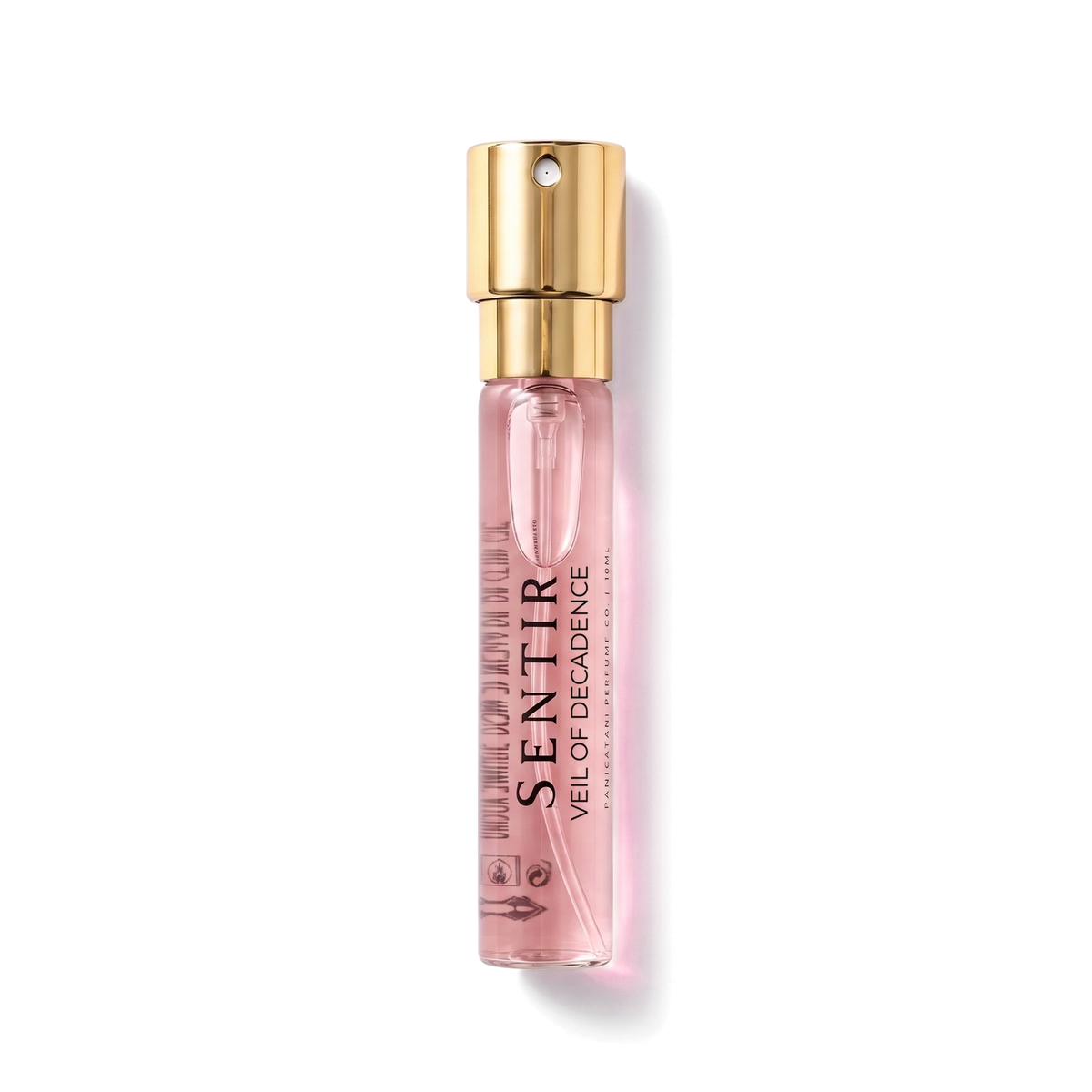 Sentir Parfum Veil of Decadence 10ml extrait de parfum flesje met transparante achtergrond